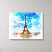Eiffeltoren Canvas Afdruk (Voorkant)