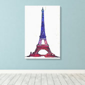 Eiffeltoren Canvas Afdruk (Insitu (Houten vloer))