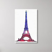 Eiffeltoren Canvas Afdruk (Voorkant)