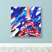 Eiffeltoren Canvas Afdruk (Insitu (Houten vloer))