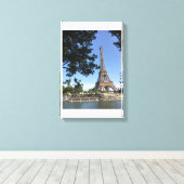 Eiffeltoren Canvas Afdruk (Insitu (Houten vloer))