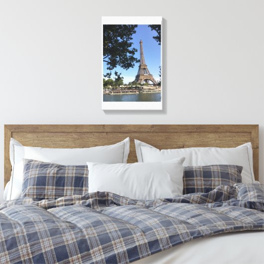 Eiffeltoren Canvas Afdruk (Insitu (Slaapkamer))