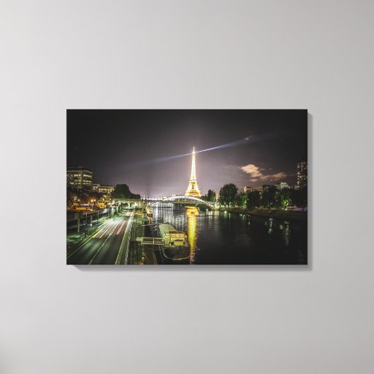 Eiffeltoren Canvas Afdruk (Voorkant)