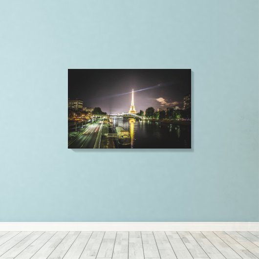 Eiffeltoren Canvas Afdruk (Insitu (Houten vloer))