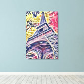 Eiffeltoren Canvas Afdruk (Insitu (Houten vloer))