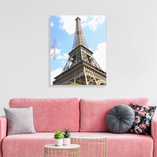 Eiffeltoren Canvas Afdruk (Insitu (Woonkamer))