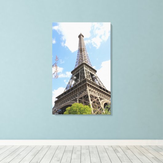 Eiffeltoren Canvas Afdruk (Insitu (Houten vloer))