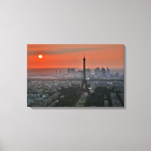 Eiffeltoren Canvas Afdruk (Voorkant)