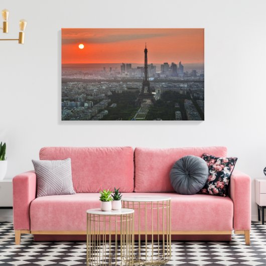 Eiffeltoren Canvas Afdruk (Insitu (Woonkamer))