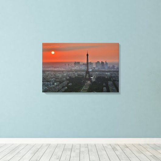 Eiffeltoren Canvas Afdruk (Insitu (Houten vloer))