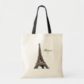 Eiffeltoren Canvas tas (Voorkant)