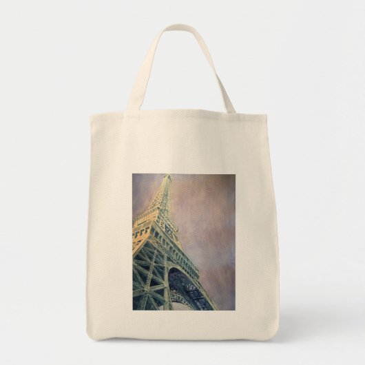 Eiffeltoren Canvas tas (Voorkant)