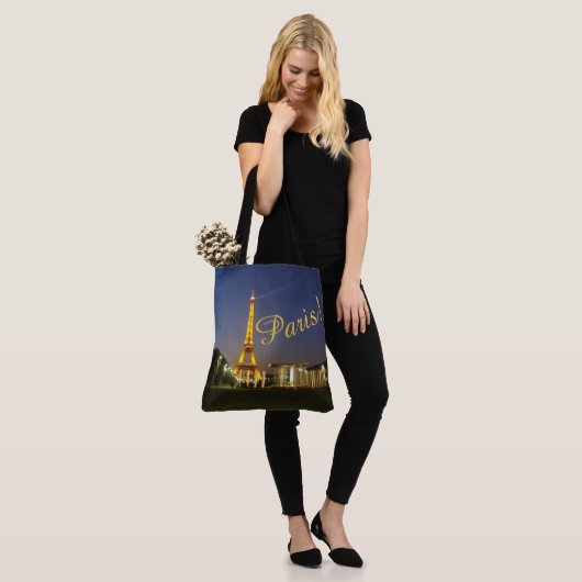 Eiffeltoren Canvas tas (Op model)