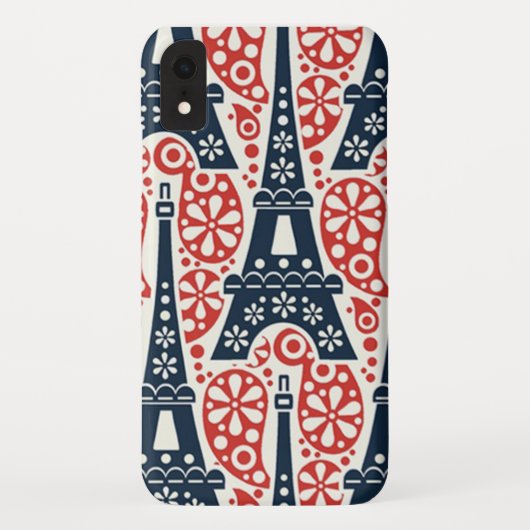 Eiffeltoren-Case-Mate Barely There Apple iPhone X Case-Mate iPhone Case (Achterkant)