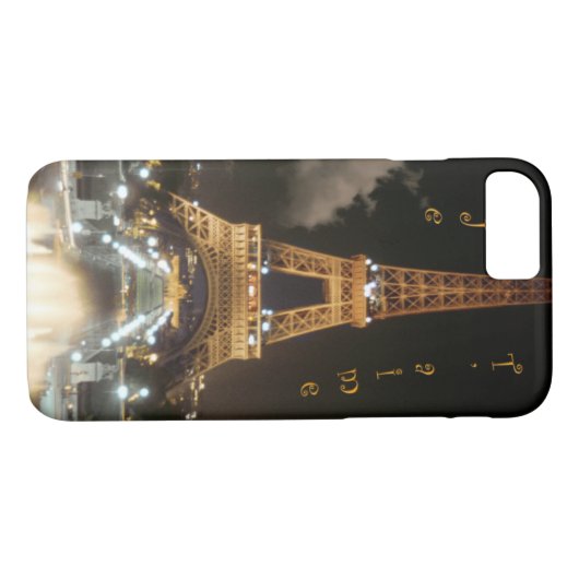 Eiffeltoren. Case-Mate iPhone Case (Achterkant (Horizontaal))