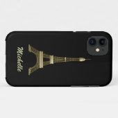 Eiffeltoren Case-Mate iPhone Case (Achterkant (horizontaal))