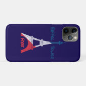 Eiffeltoren Case-Mate iPhone Case (Achterkant (horizontaal))