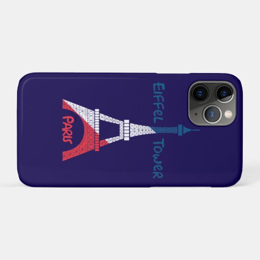 Eiffeltoren Case-Mate iPhone Case (Achterkant (horizontaal))