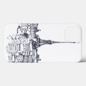 Eiffeltoren Case-Mate iPhone Case (Achterkant (horizontaal))