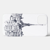 Eiffeltoren Case-Mate iPhone Case (Achterkant (horizontaal))