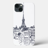 Eiffeltoren Case-Mate iPhone Case (Achterkant)