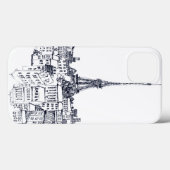 Eiffeltoren Case-Mate iPhone Case (Achterkant (horizontaal))