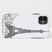 Eiffeltoren Case-Mate iPhone Case (Achterkant (horizontaal))
