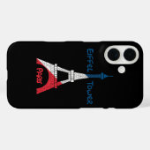 Eiffeltoren Case-Mate iPhone Case (Achterkant (horizontaal))