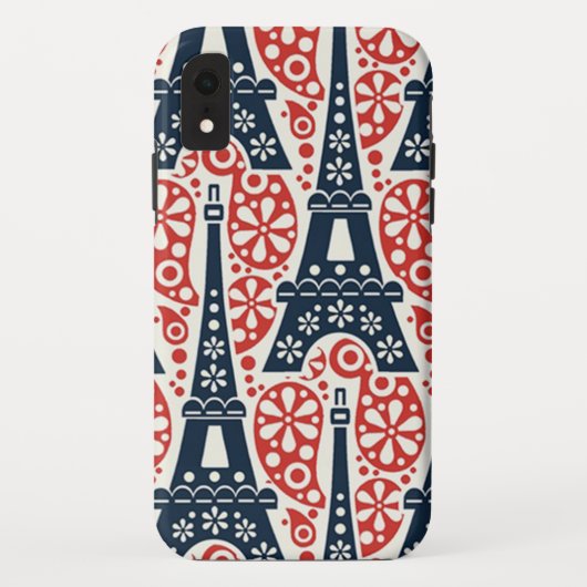 Eiffeltoren Case-Mate Tough Apple iPhone XR Hoesje (Achterkant)