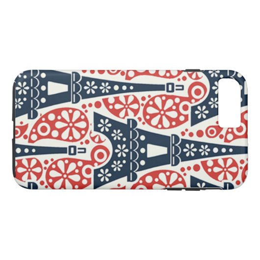 Eiffeltoren Case-Mate Tough iPhone 8Plus/7 Plus C Case (Achterkant (Horizontaal))