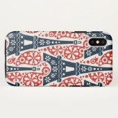 Eiffeltoren Case-Mate Tough iPhone X Hoesje (Achterkant (horizontaal))