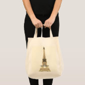 Eiffeltoren Chic Canvas Tas (Voorkant (product))