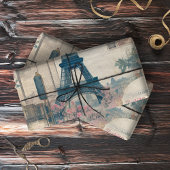 Eiffeltoren Collage Decoupage tissuepapier