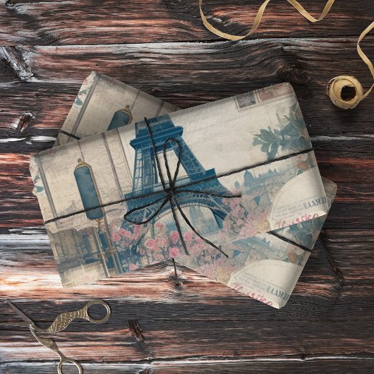 Eiffeltoren Collage Decoupage tissuepapier