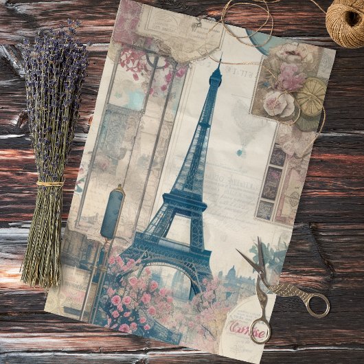 Eiffeltoren Collage Decoupage tissuepapier