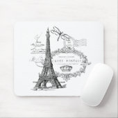 Eiffeltoren collage muismat (Met muis)