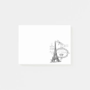 Eiffeltoren collage post-it® notes