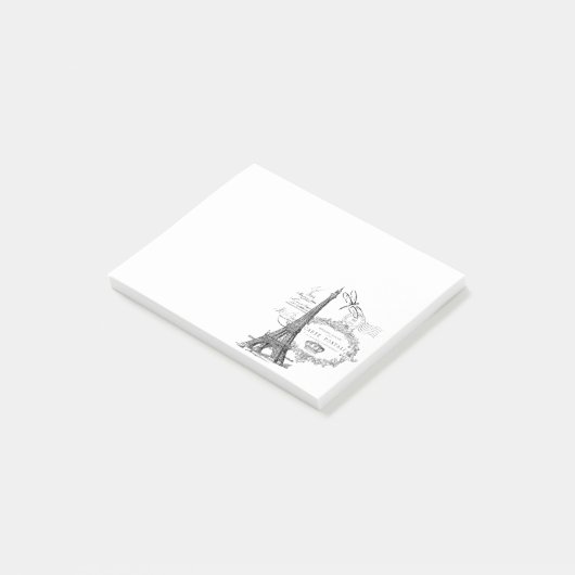 Eiffeltoren collage post-it® notes (Schuin)