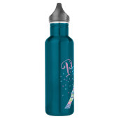 Eiffeltoren Confetti 24 oz. Lichtblauw Waterfles (Links)