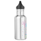 Eiffeltoren Confetti 24 oz. Lichtblauw Waterfles (Links)