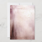 Eiffeltoren Confetti Burgundy Flowers Sweet 16 Kaart (Achterkant)