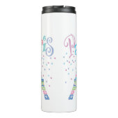 Eiffeltoren Confetti Thermal Tumbler Thermosbeker (Achterkant)