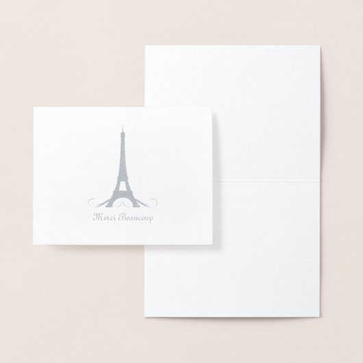 Eiffeltoren dank u folie kaarten (Display)