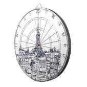 Eiffeltoren Dartbord (Voorkant Rechts)