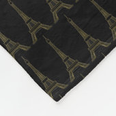 Eiffeltoren Dekbed Fleece Deken (Hoek)