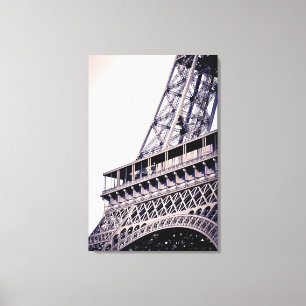 Eiffeltoren Detail, Parijs, Frankrijk Canvas Afdruk