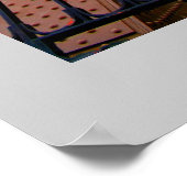 Eiffeltoren — Detail Poster (Hoek)