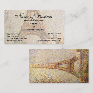 Eiffeltoren door Georges Pierre Seurat Visitekaartje
