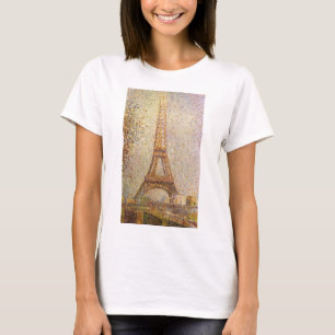 Eiffeltoren door Georges Seurat, Vintage Fine Art T-shirt