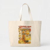  Eiffeltoren en ballon Grote Tote Bag (Voorkant)